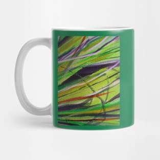 Abstract Grass 1 Digitally Enhanced 3 Mug